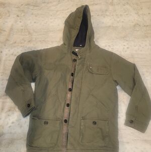 Tommy Hilfiger Kids' Green Hooded Raincoat